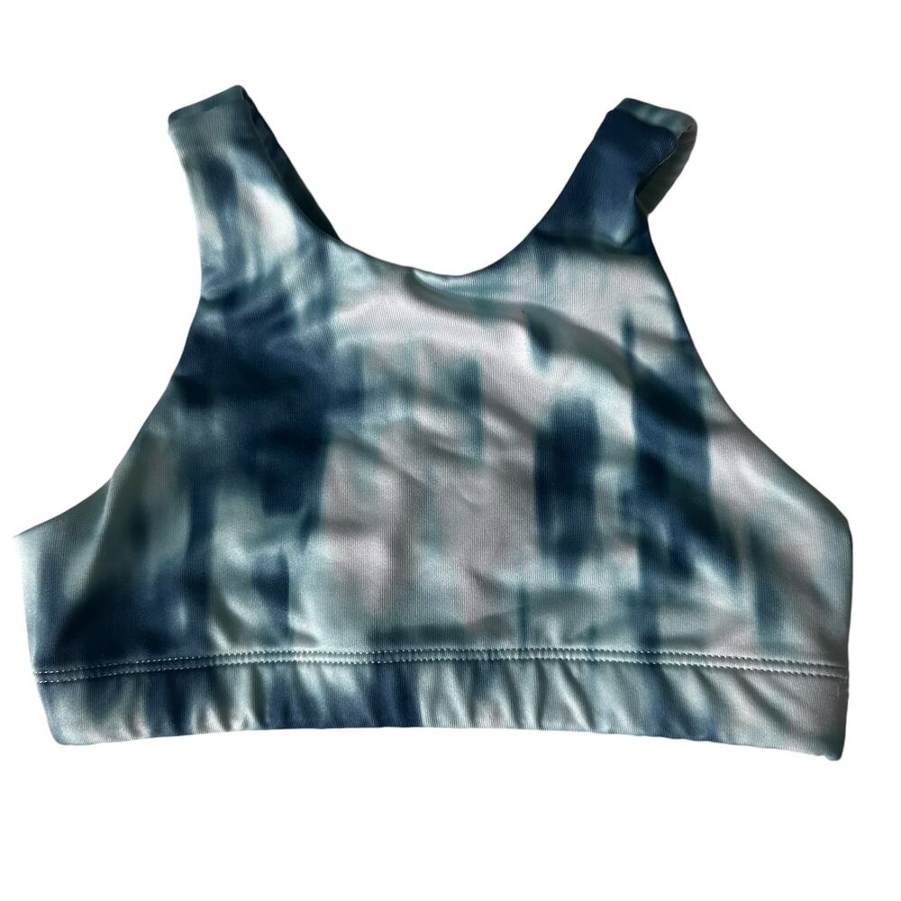 Zella Girl's Green Tie Dye Sports Bra - Size XS